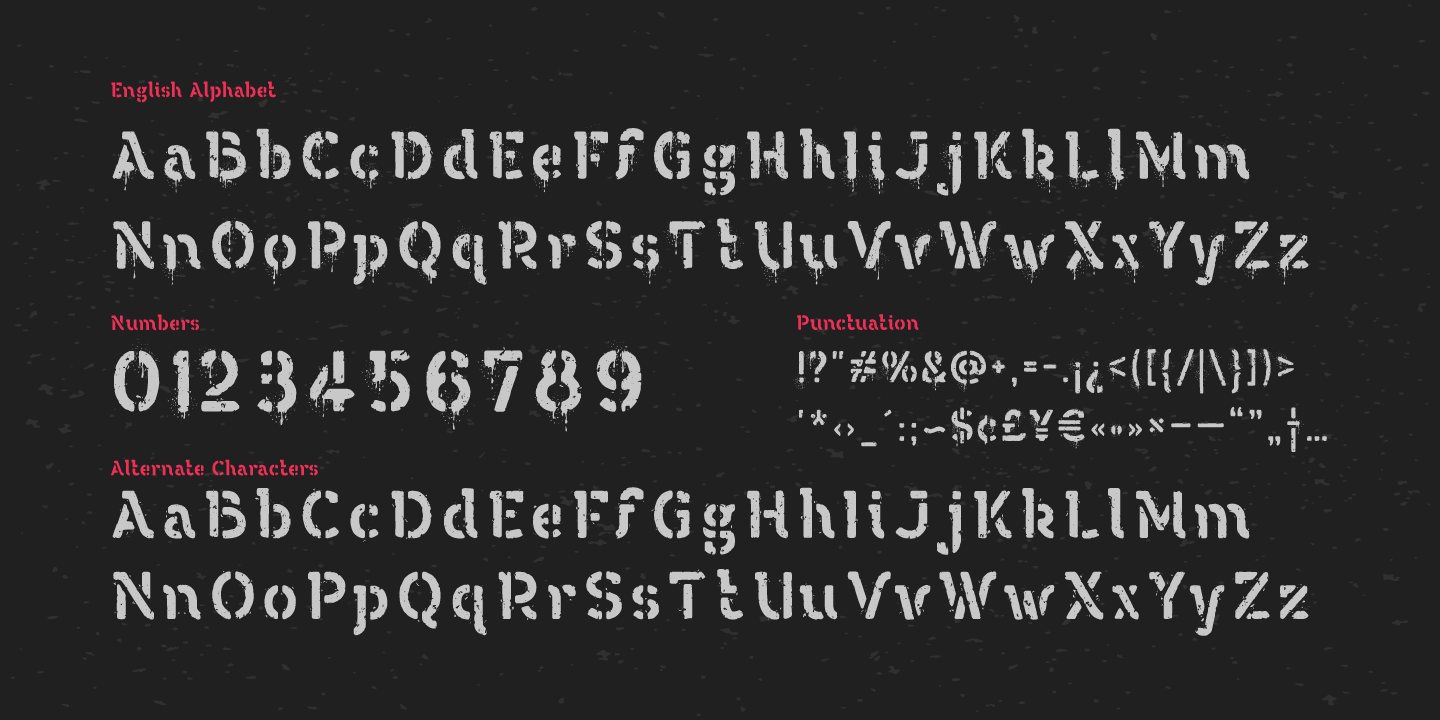 Street Rush Clean Font preview